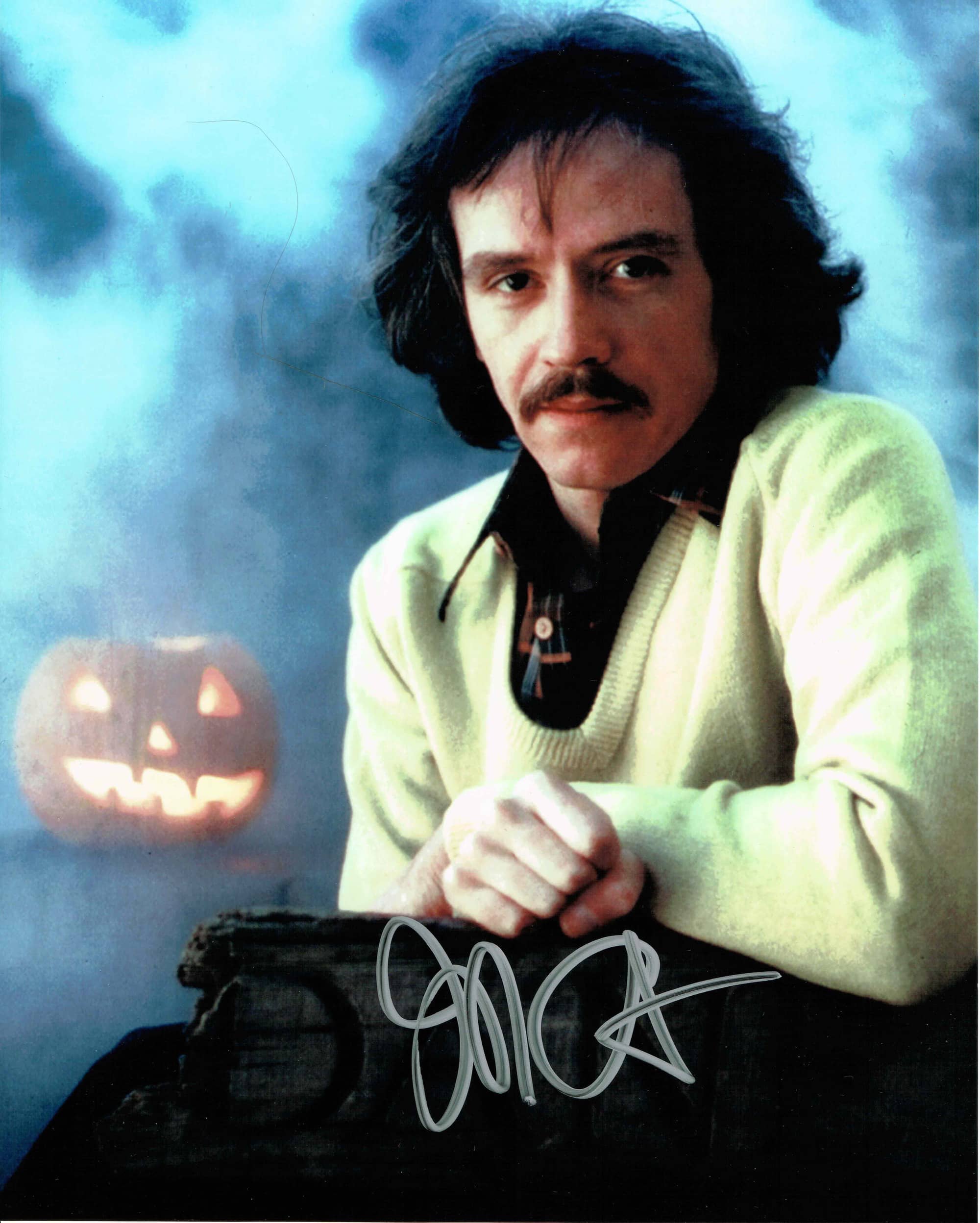 John-Carpenter-Autographed-8x10-Holloween-Pumpkin-Photo